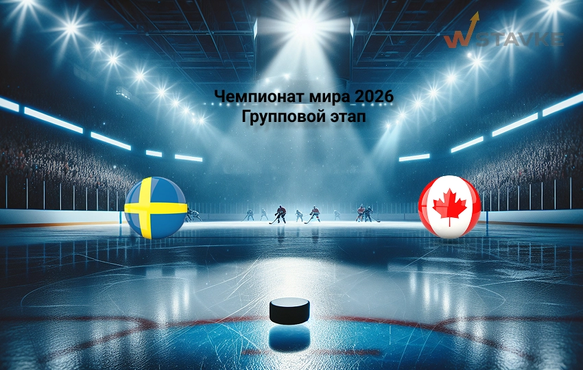 Ставка и коэффициент Швеция - Канада Чемпионат мира 2026