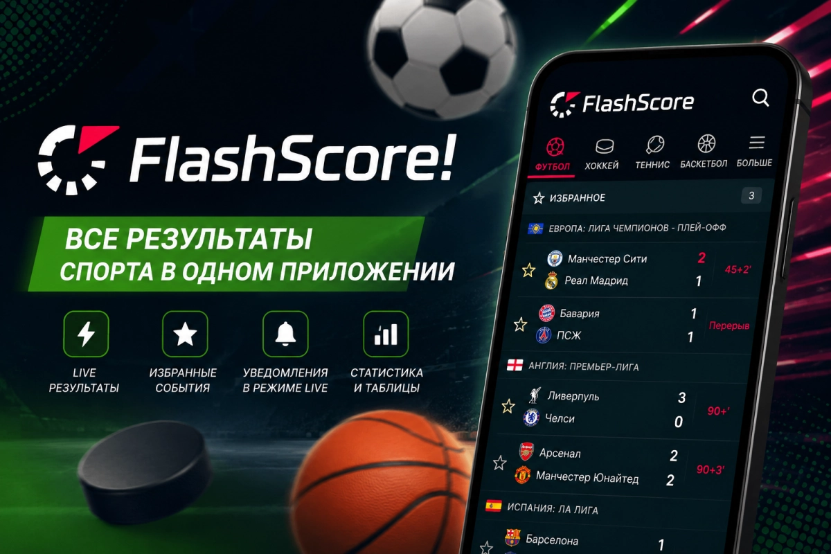 Возможности FlashScore и работа с сервисом