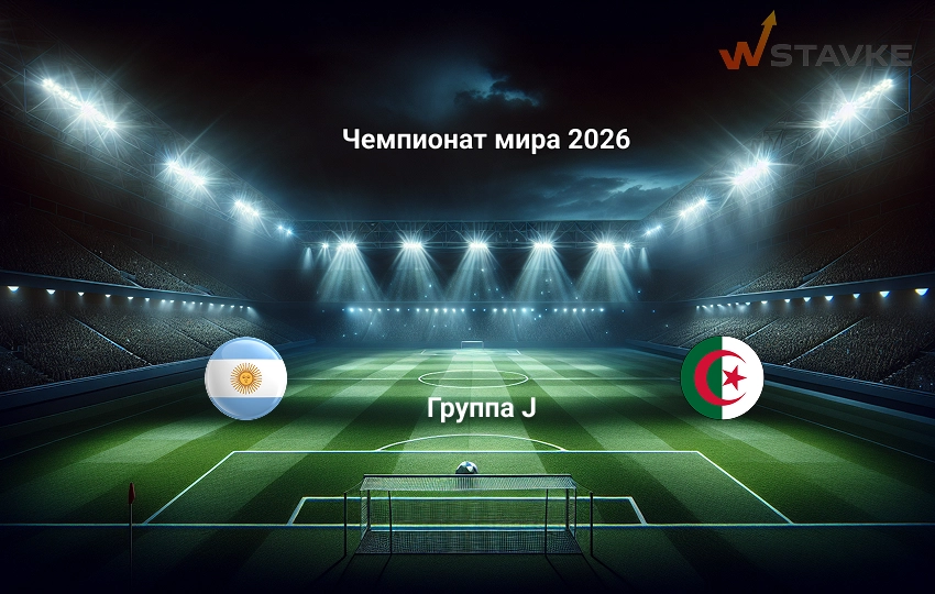 Прогноз на Чемпионат мира 2026 Аргентина - Алжир