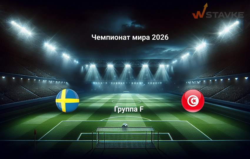 Прогноз Чемпионат мира 2026 Швеция - Тунис 15.06.2026