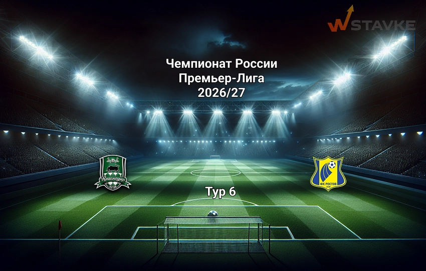Краснодар - Ростов прогноз на матч 29 августа 2026