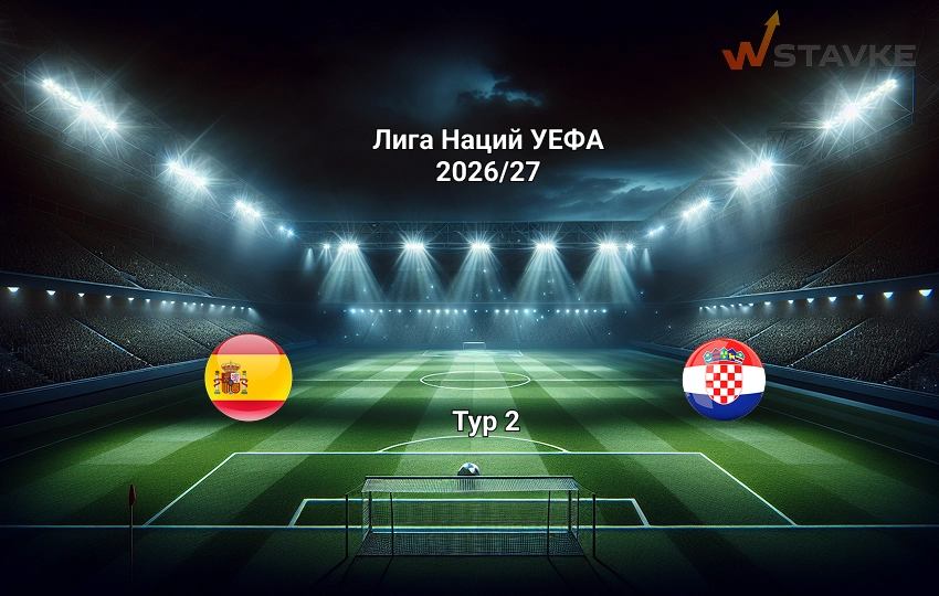 Прогноз Лига Наций УЕФА Испания - Хорватия 29.09.2026