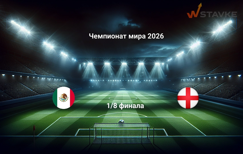 Чемпионат мира 2026 Мексика - Англия прогноз