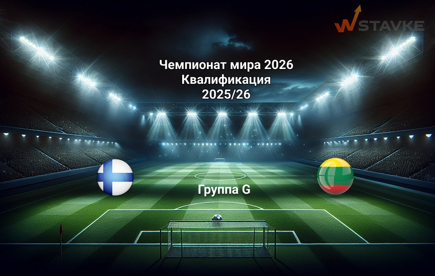 ЧМ 2026 квалификация Финляндия - Литва прогноз